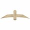 Ekena Millwork Bellingham Rough Sawn Timber Gable Bracket, Douglas Fir, 60"W x 17"H x 2"D x 6"F, 7/12 Pitch GBW060X17X0206BEL00RDF - alternate 1